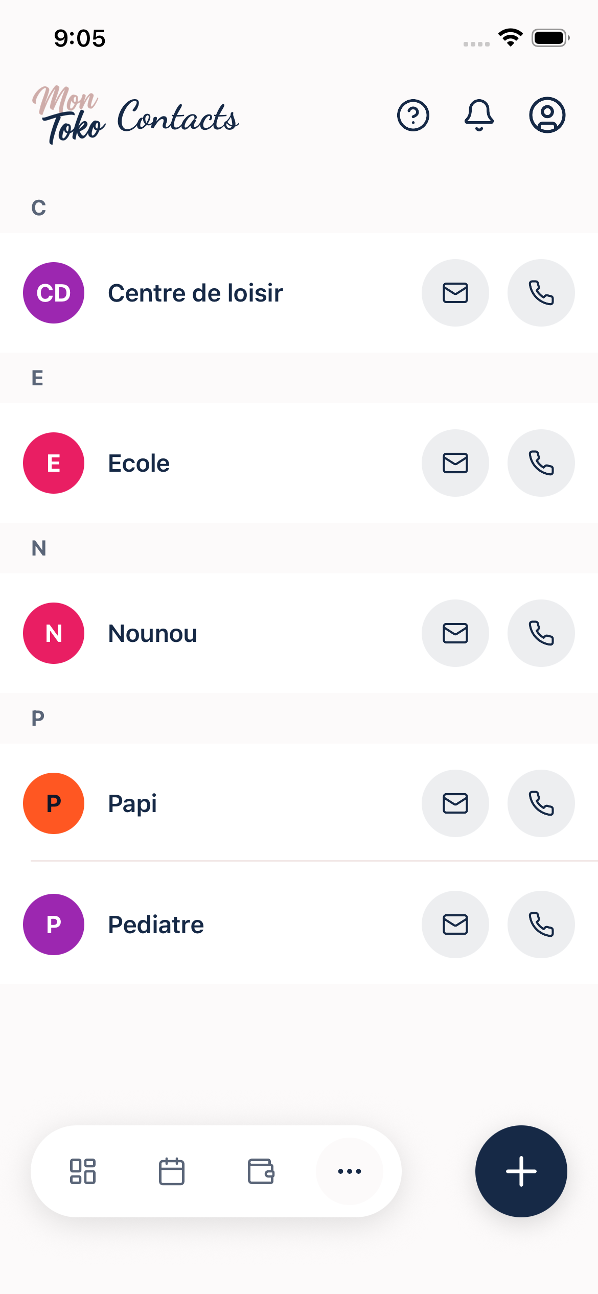 Les contacts utiles du foyer à portée de main screenshot