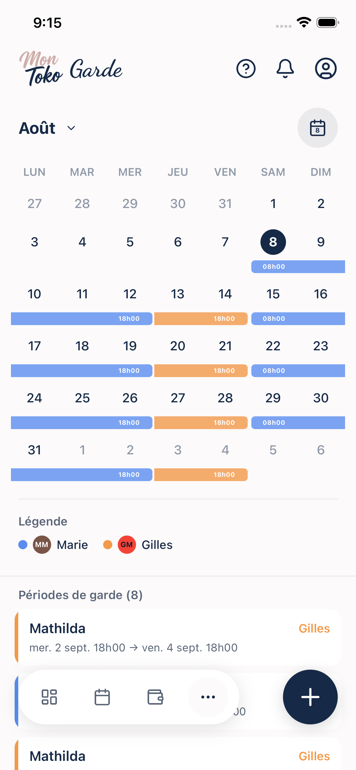 Organisez la garde de vos enfants en toute sérénité screenshot
